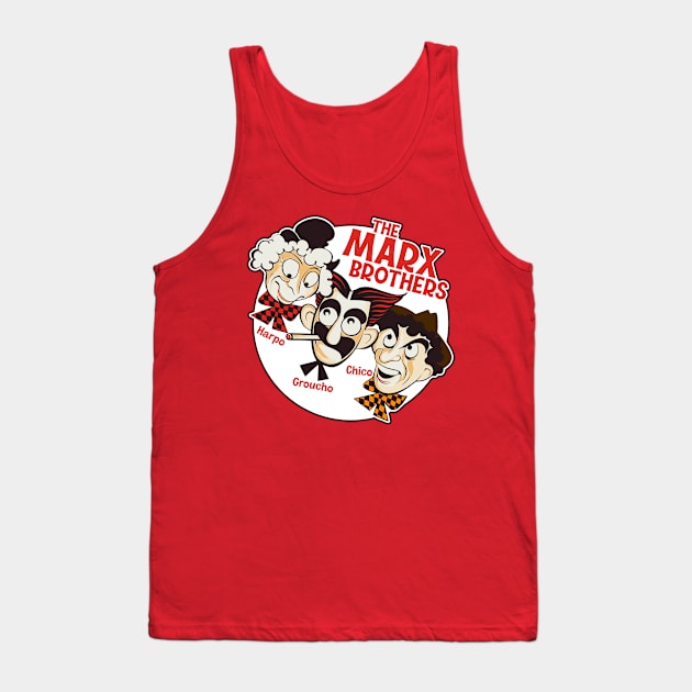 The Marx Brothers Tank Top by darklordpug